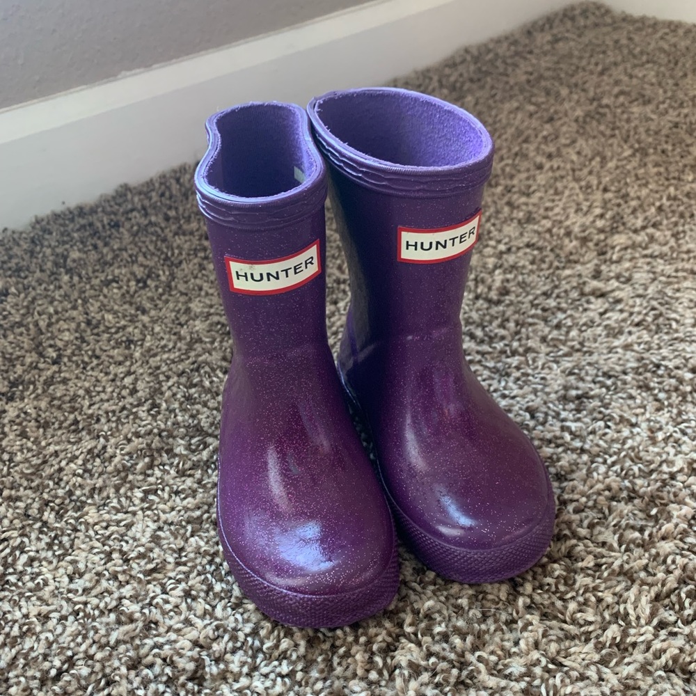 Toddler girl hunter boots size UK5/US6